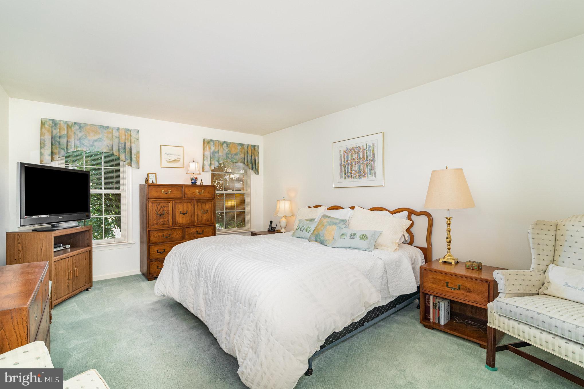 17 Leearden Road Hershey, PA 17033 - Photo 12 of 36 a bedroom with a bed and a flat screen tv