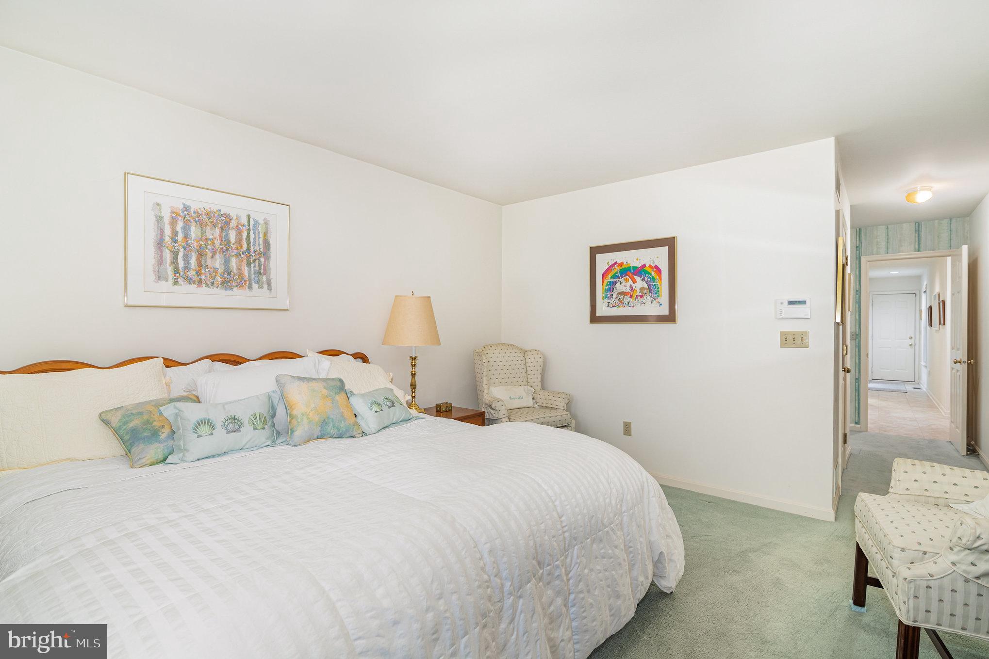 17 Leearden Road Hershey, PA 17033 - Photo 13 of 36 a bedroom with bed and a painting on the wall