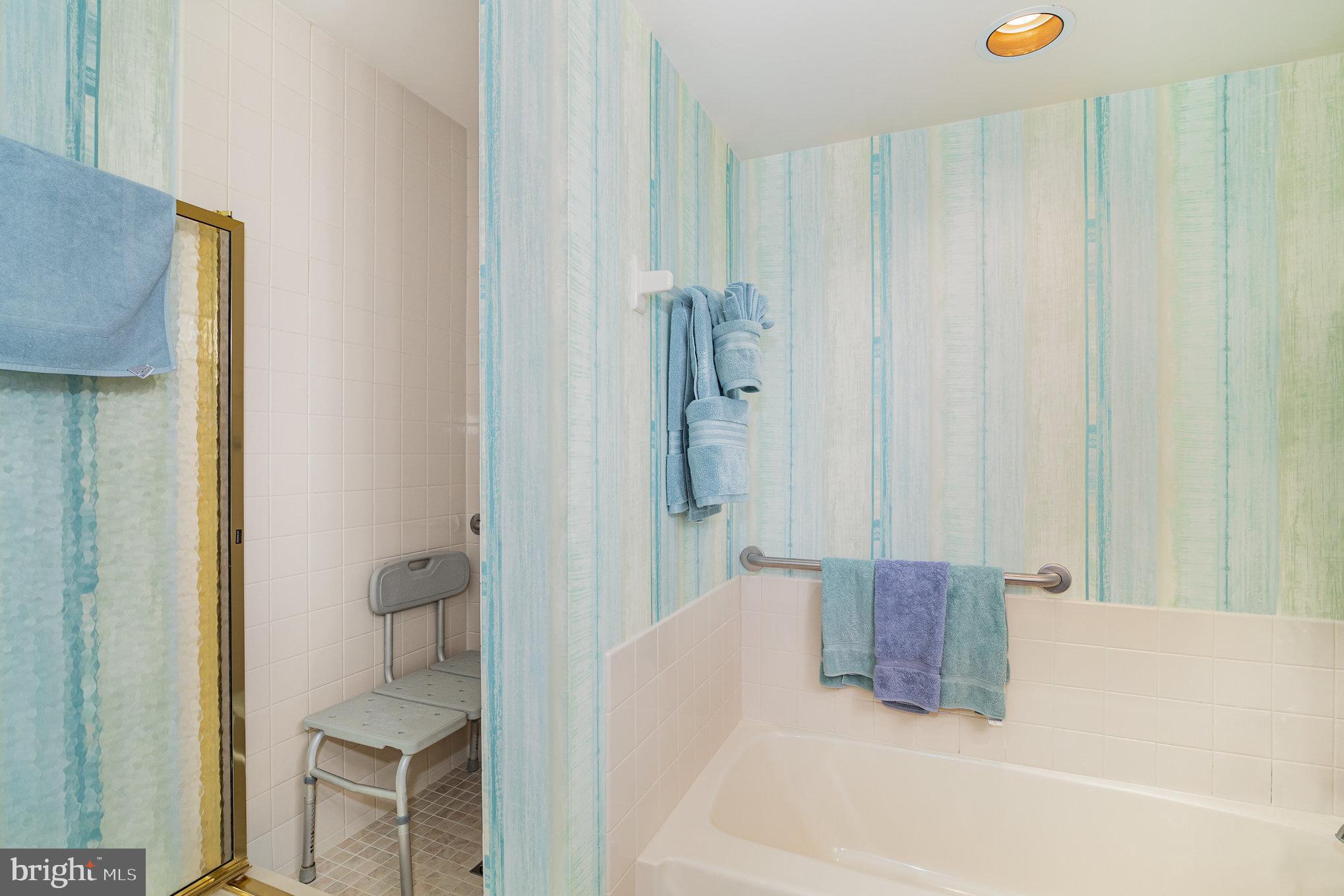 17 Leearden Road Hershey, PA 17033 - Photo 17 of 36 a bathroom with a bathtub and a shower