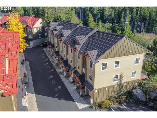 a aerial view of a house