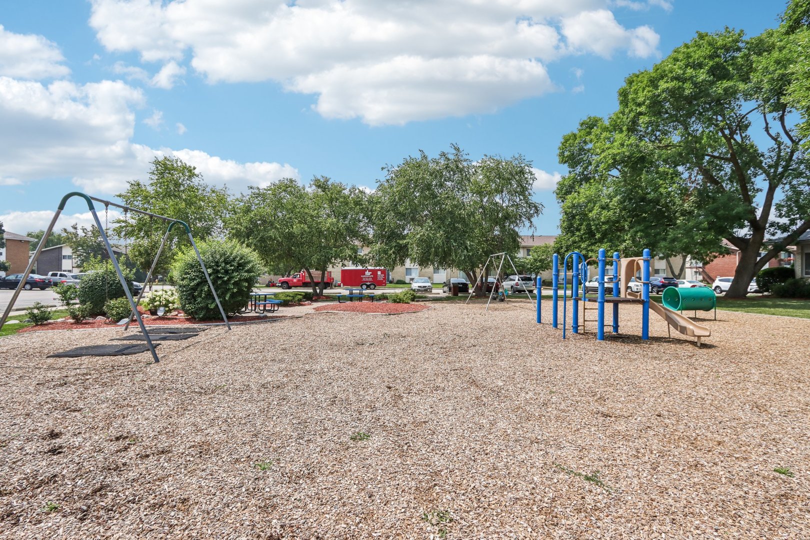 8916 Kenneth Drive, Unit 1E Des Plaines, IL 60016 - Photo 25 of 27 a view of road with card parked