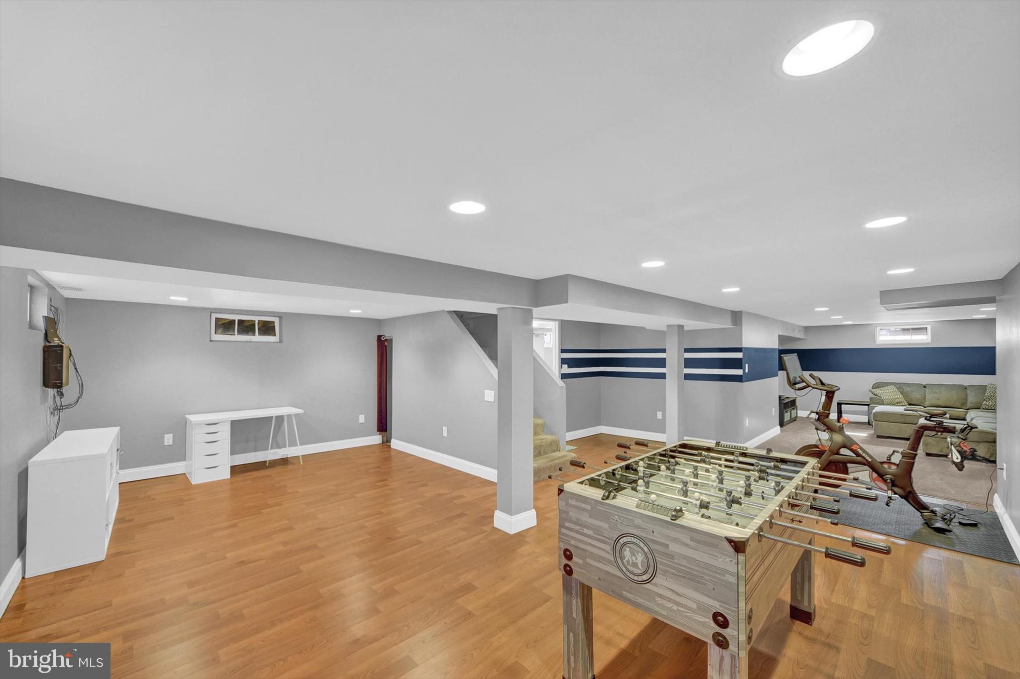 2027 Longview Avenue Rosedale, MD 21237 - Photo 18 of 26 hardwood floor game room