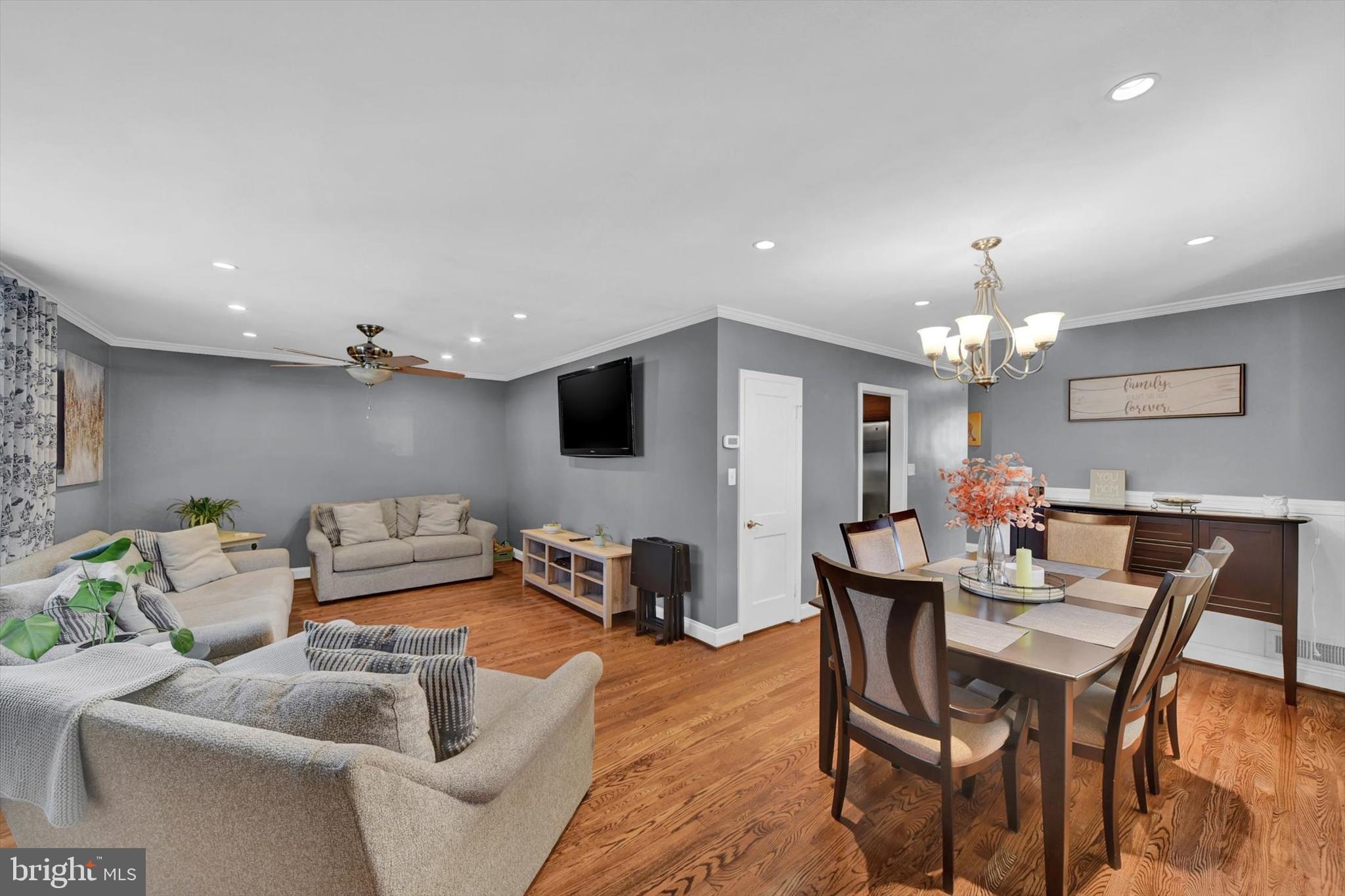 2027 Longview Avenue Rosedale, MD 21237 - Photo 6 of 26 spacious living and dining area