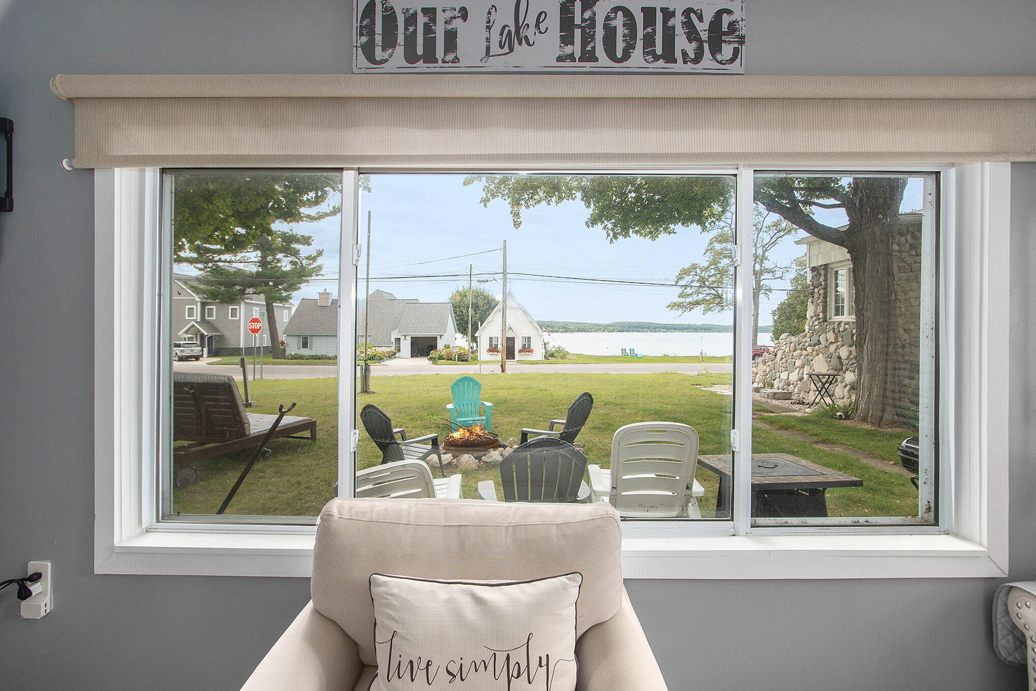 4642 Main Street Onekama, MI 49675 - Photo 30 of 59 View from the Small Cottage