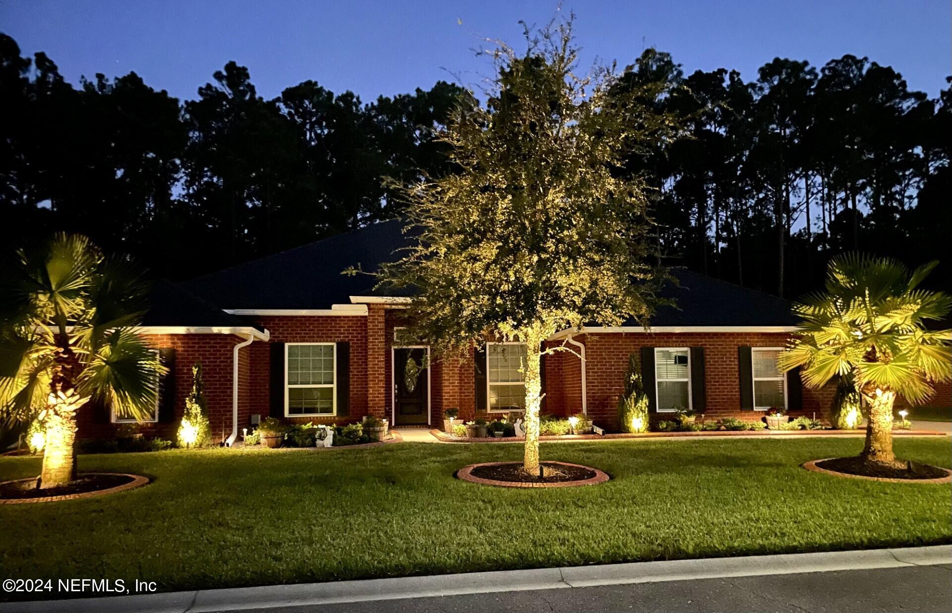 10943 Lothmore Road Jacksonville, FL 32221 - Photo 2 of 62 Front View at night with Lights