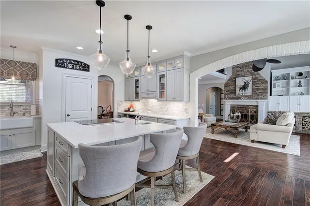 a view of living room with furniture and floor to ceiling window
