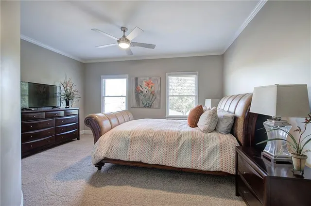 a view of yard with trees