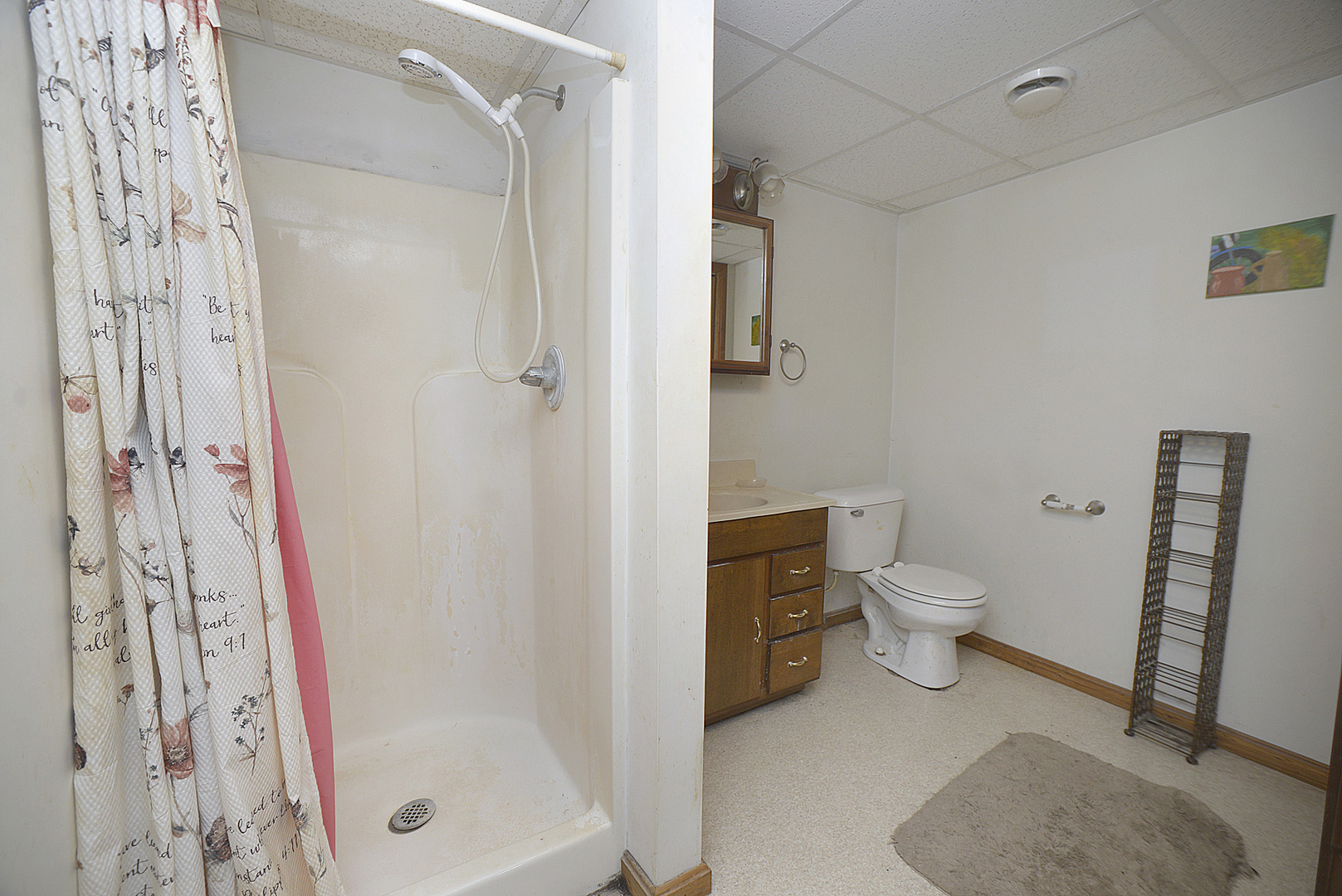 2098 North 15th Road Streator, IL 61364 - Photo 17 of 23 a bathroom with a toilet and shower