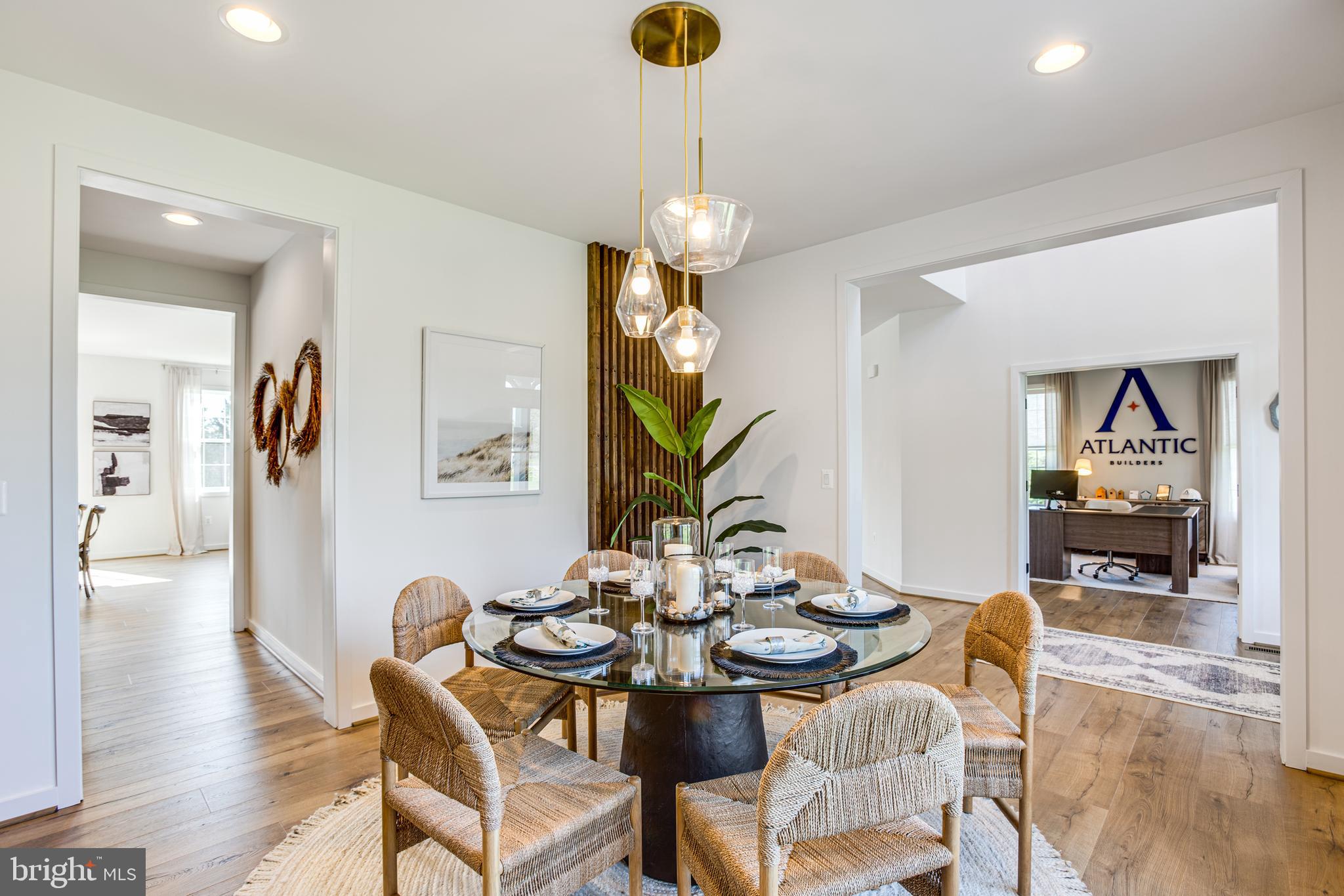 9 Burwell Road Nokesville, VA 20181 - Photo 10 of 61 a view of a dining room with furniture wooden floor and chandelier