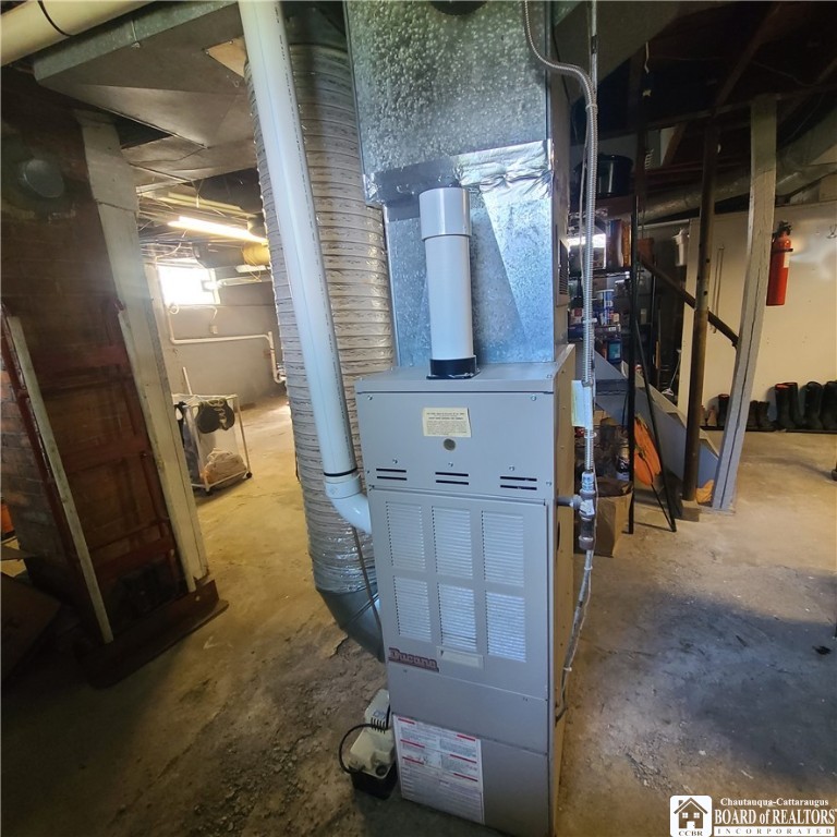 91 West Doughty Street Dunkirk, NY 14048 - Photo 33 of 33 Furnace in basement