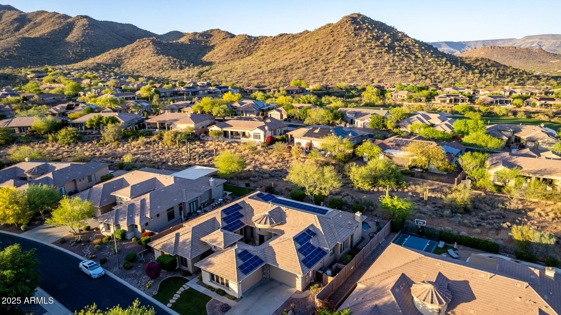 41715 North River Bend Road Phoenix, AZ 85086 - Photo 43 of 60 an aerial view of residential houses and outdoor space