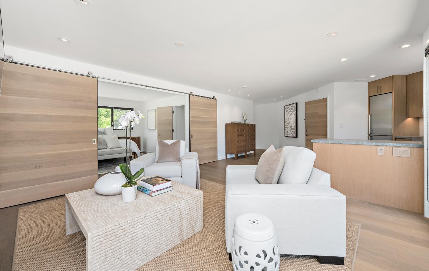 396 Raymundo Drive Woodside, CA 94062 - Photo 15 of 58 a living room with furniture and flat screen tv