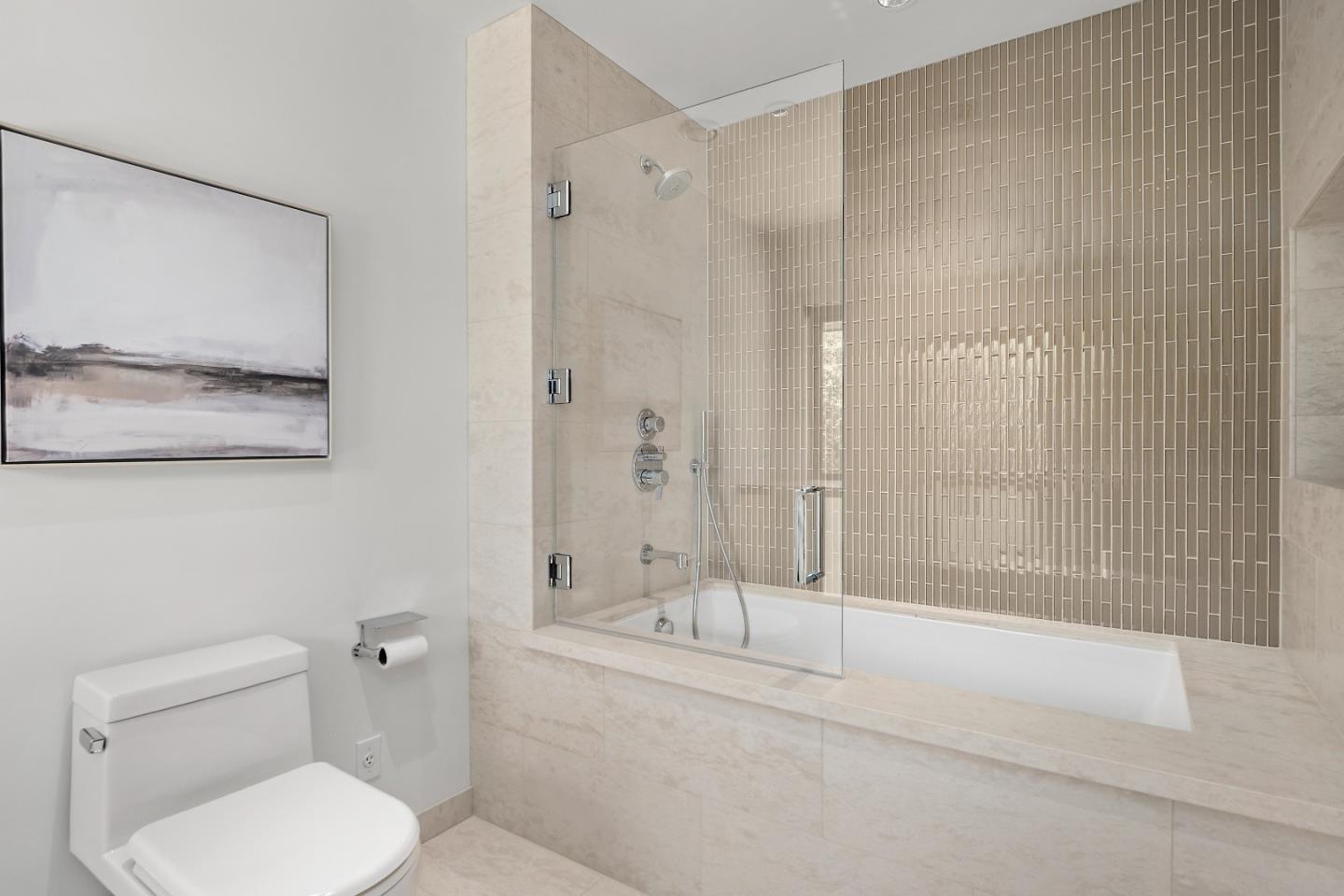 396 Raymundo Drive Woodside, CA 94062 - Photo 29 of 58 a bathroom with a toilet and shower