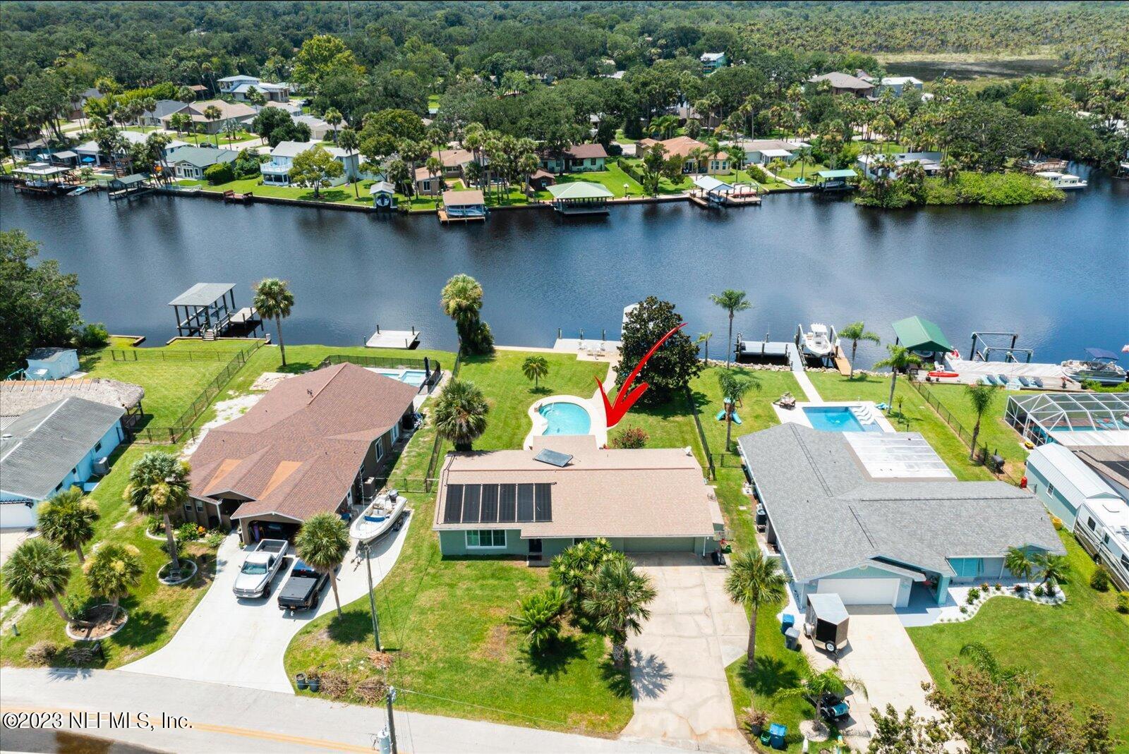 988 Shockney Drive Ormond Beach, FL 32174 - Photo 45 of 46 an aerial view of a house with outdoor space
