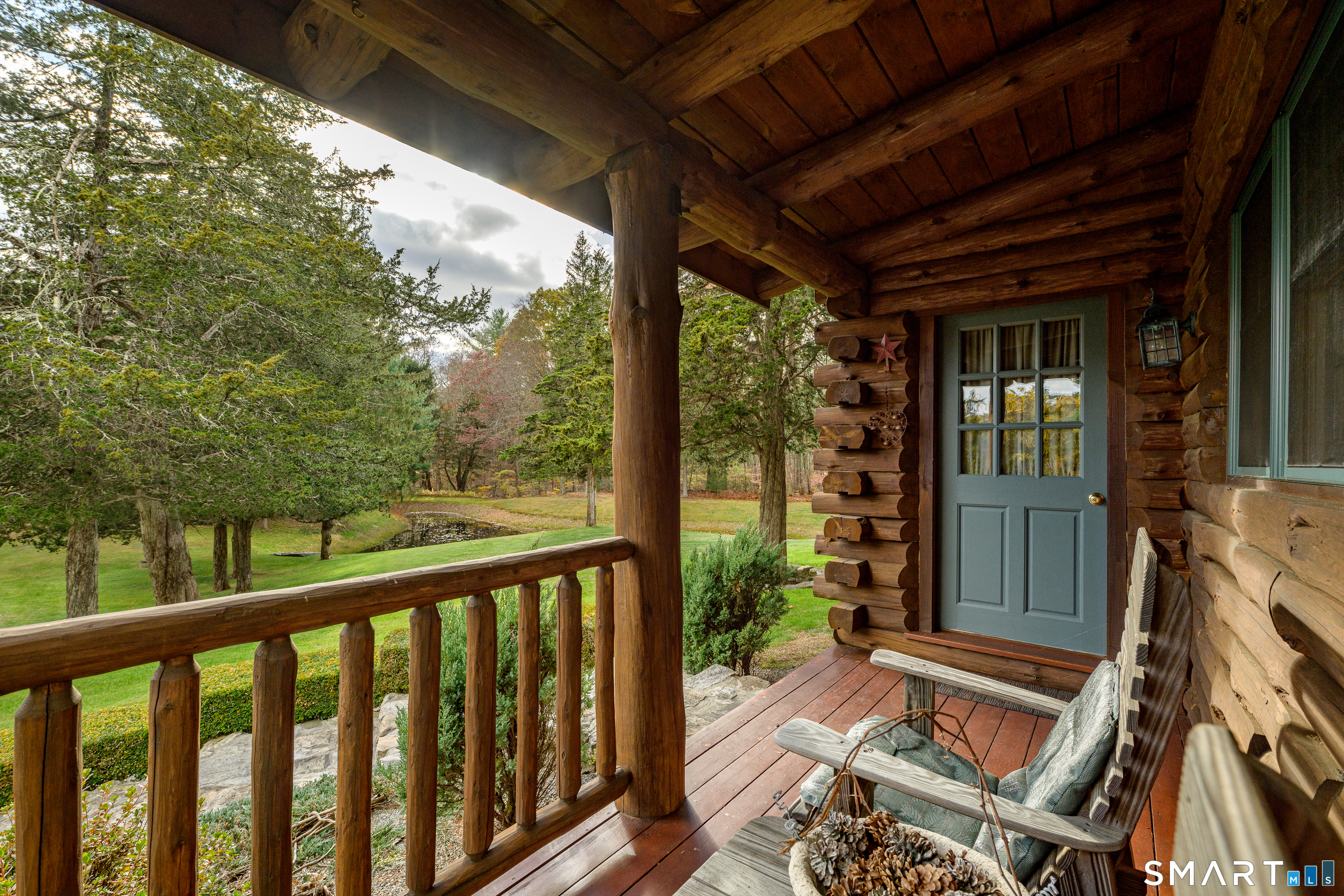 187 Chaplin Road Eastford, CT 06242 - Photo 4 of 40 Front porch overlooking the pond