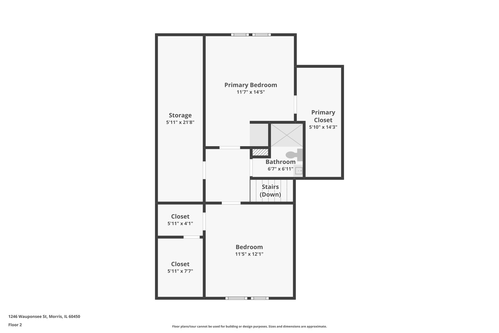 1246 Wauponsee Street Morris, IL 60450 - Photo 43 of 45 a picture of floor plan