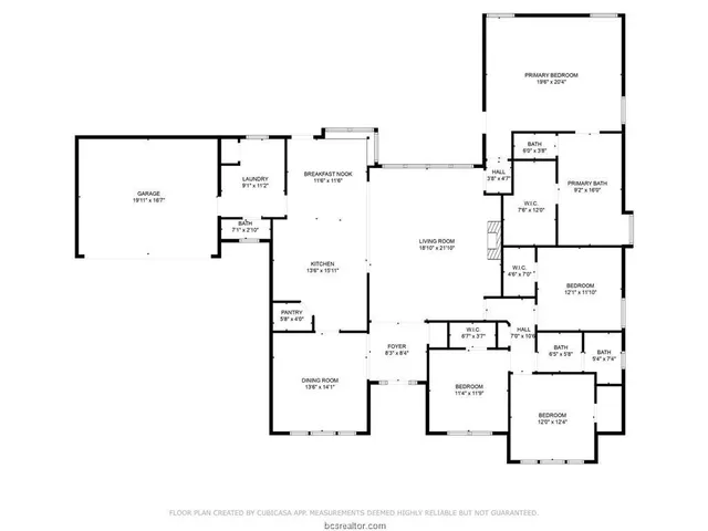 a picture of a floor plan