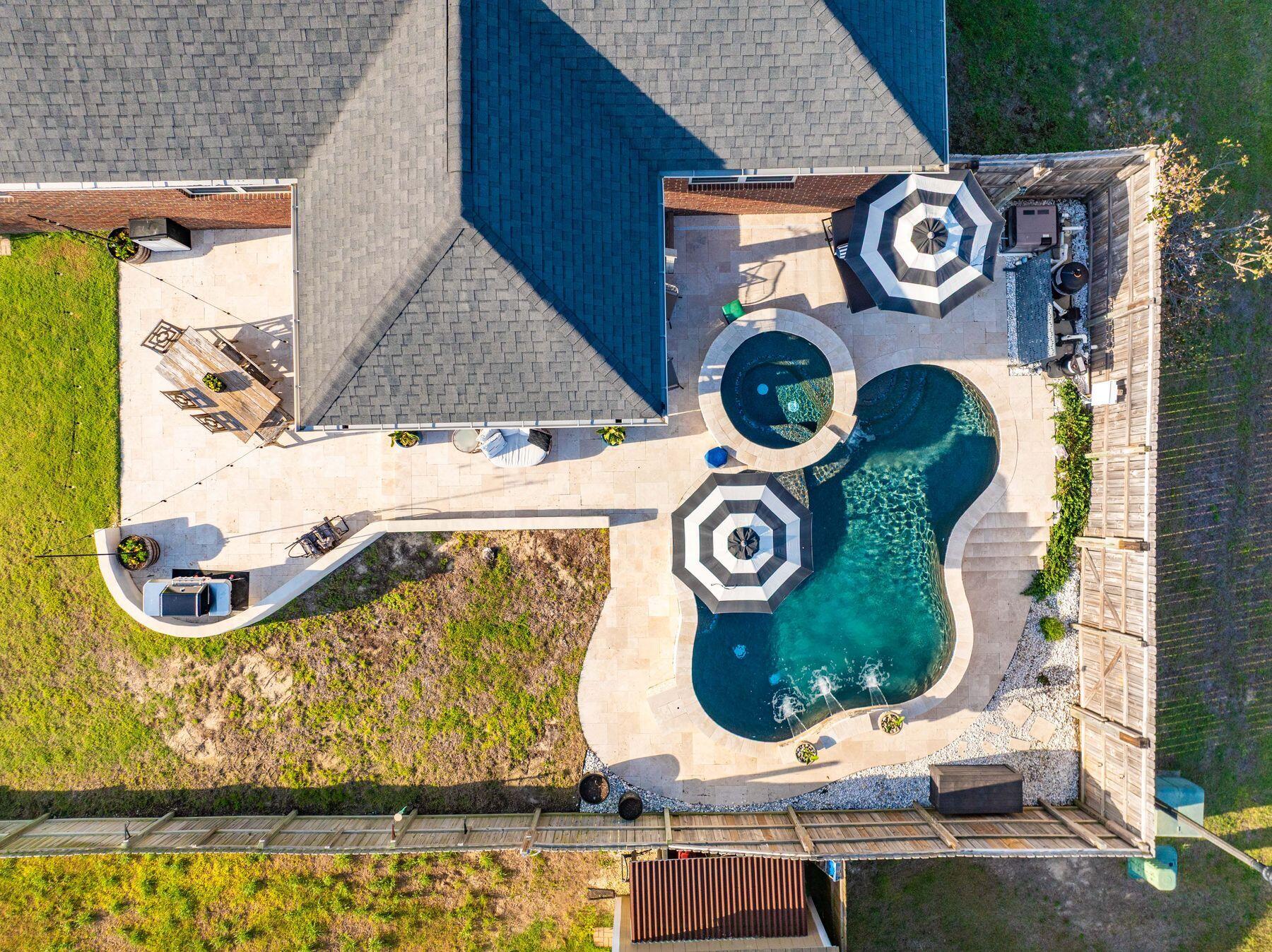 5778 Marigold Loop Crestview, FL 32539 - Photo 4 of 69 Aerial of Backyard Oasis