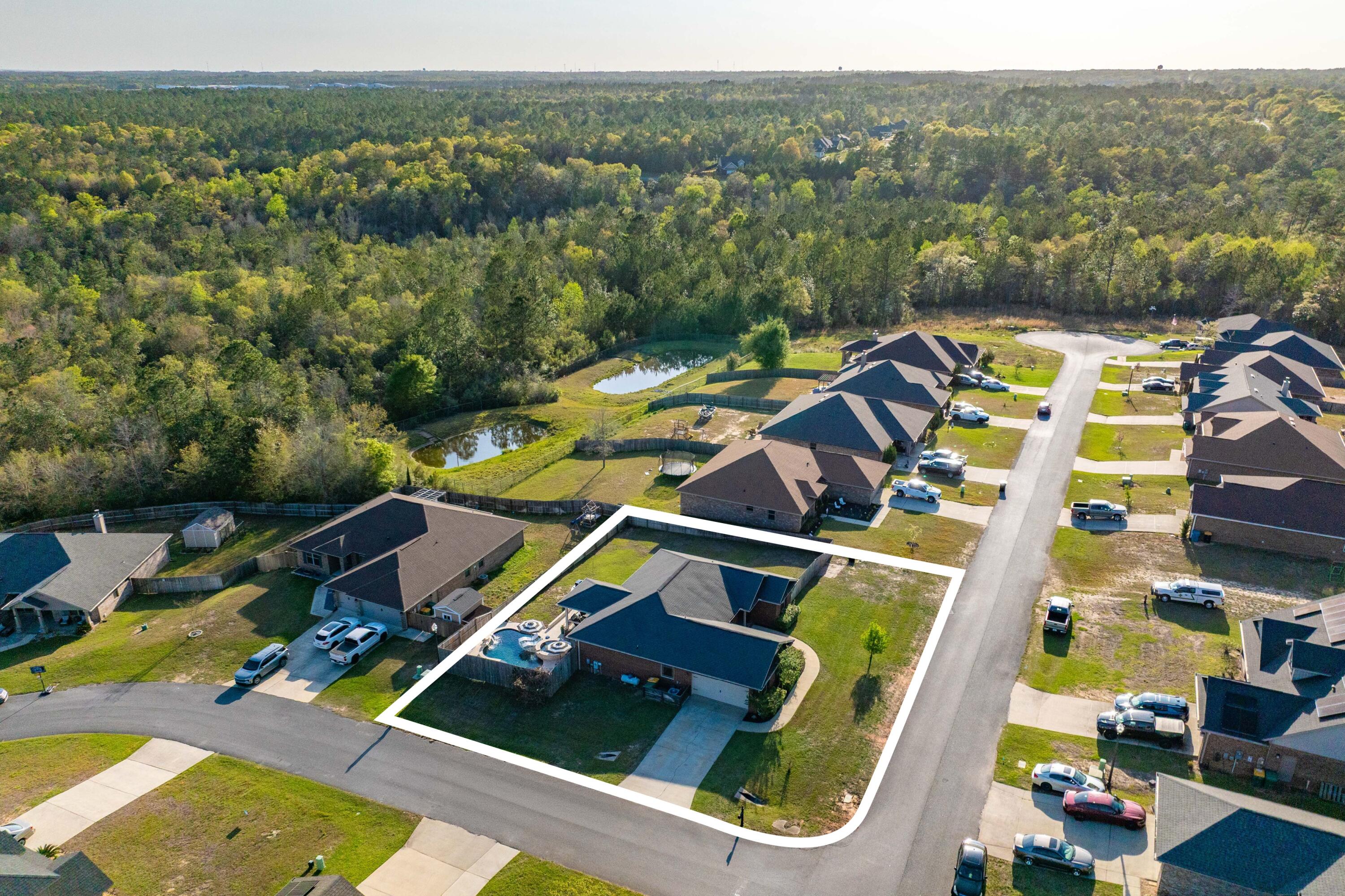 5778 Marigold Loop Crestview, FL 32539 - Photo 5 of 69 1/3 Acre Corner Lot Looking West
