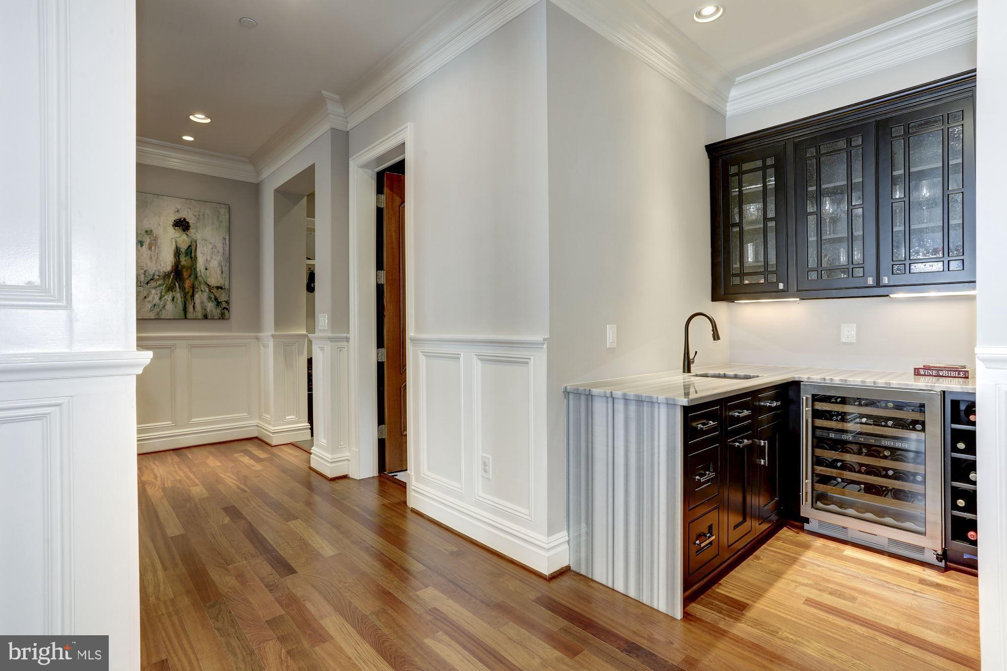 5313 Wehawken Road Bethesda, MD 20816 - Photo 17 of 50 Perfect wet bar with wine refrigerator