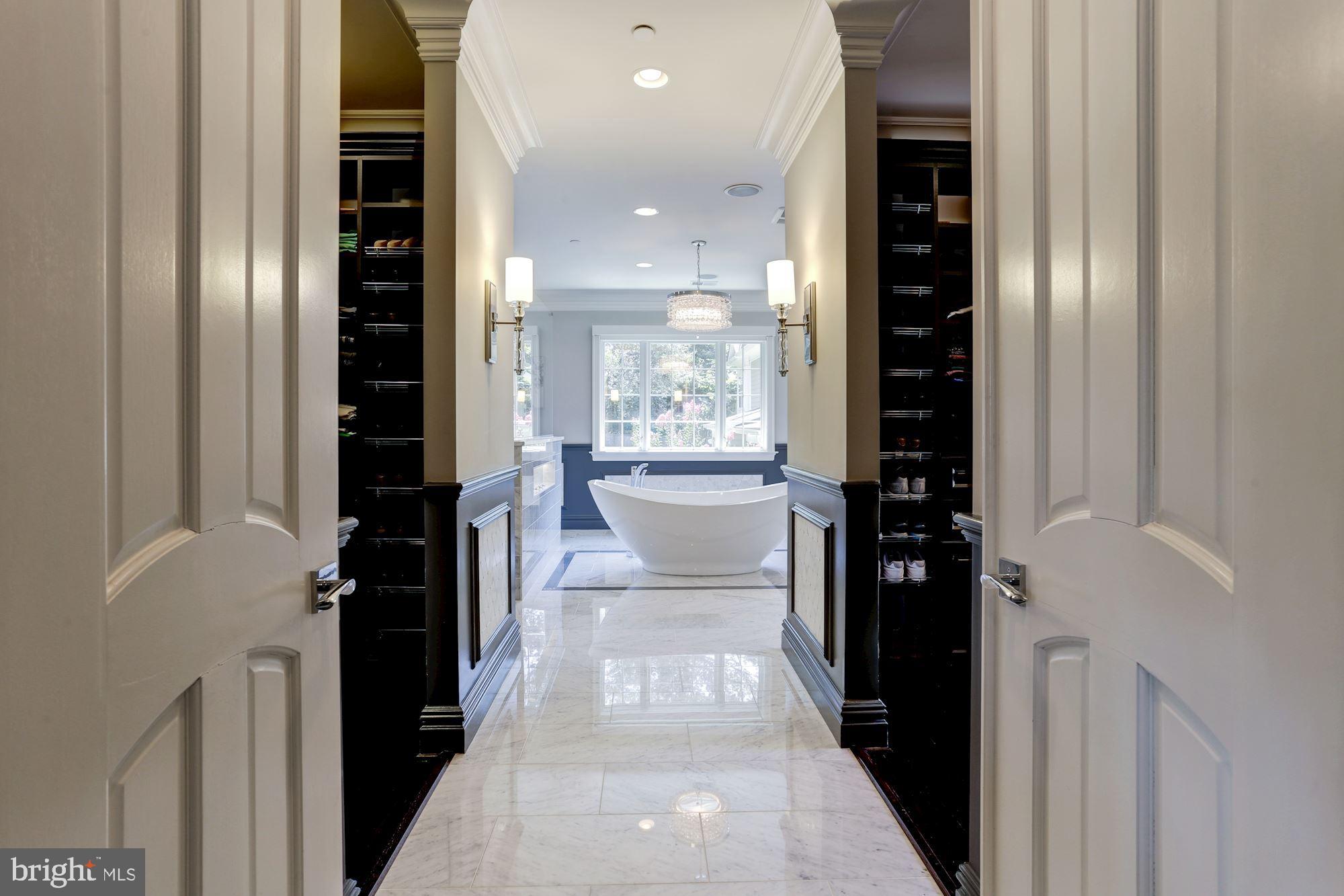 5313 Wehawken Road Bethesda, MD 20816 - Photo 21 of 50 Dual walk-in closets as you enter the master bath