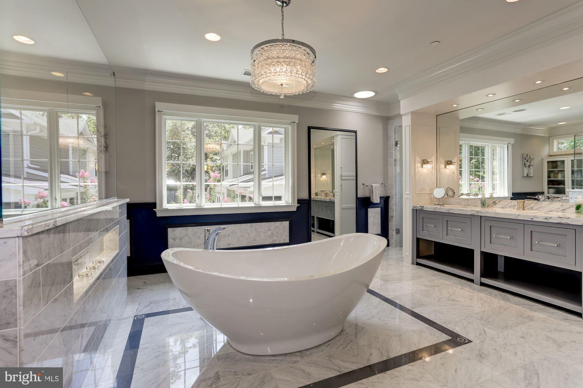 5313 Wehawken Road Bethesda, MD 20816 - Photo 22 of 50 Every detail attended to in this custom bathroom