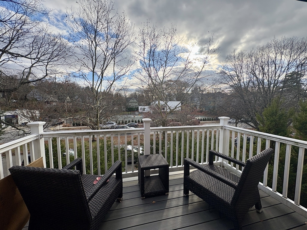 569 Commonwealth Avenue, Unit 2 Newton, MA 02459 - Photo 17 of 21 a view of a bench in the roof deck