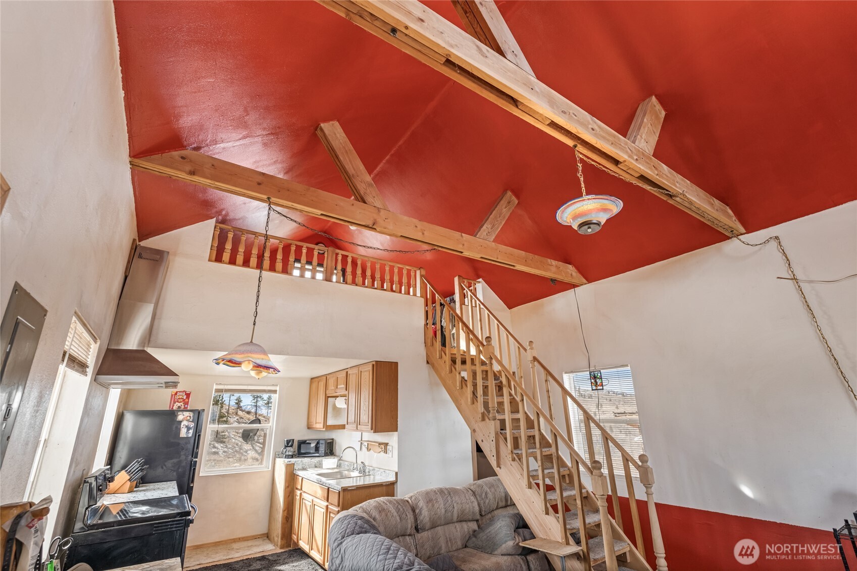454 Harmony Heights Road Brewster, WA 98812 - Photo 15 of 24 a view of an chairs and table in the balcony