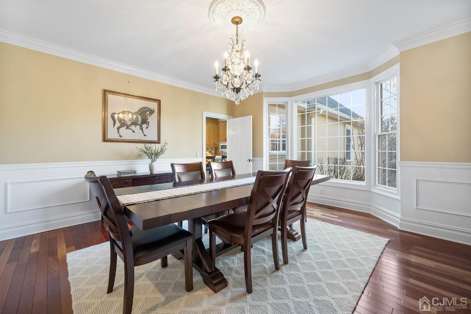 31 Rabbit Hill Road West Windsor, NJ 08550 - Photo 8 of 45 a view of a dining room with furniture window and wooden floor