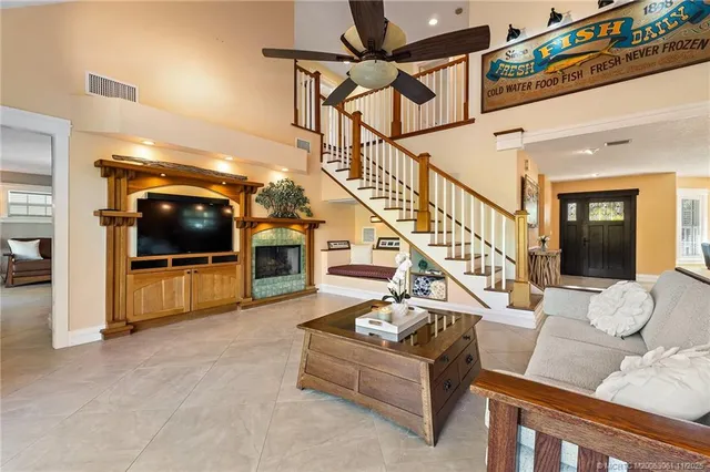 a view of a chairs and table in the patio