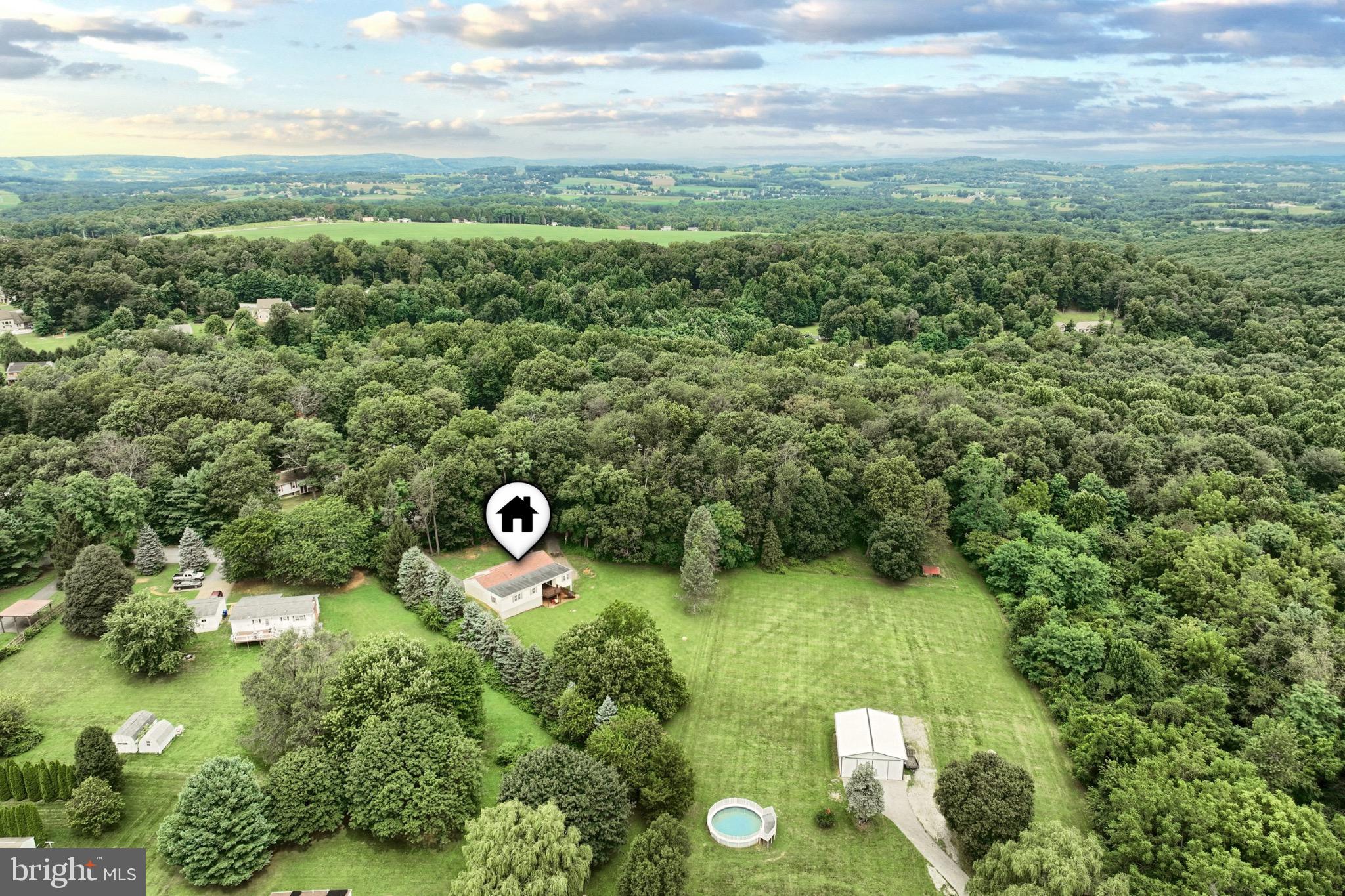 10 Edith Drive Windsor, PA 17366 - Photo 45 of 50 an aerial view of a house with a yard