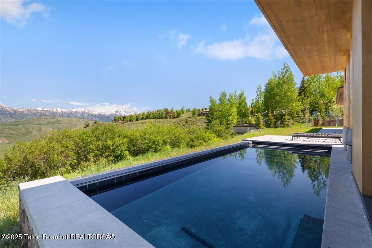 585 Sena Road Jackson, WY 83001 - Photo 14 of 55 Mtn Views from Pool