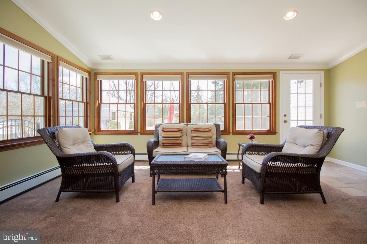 278 Pebble Ridge Road Warrington, PA 18976 - Photo 15 of 33 Sun Room with great pool & garden views
