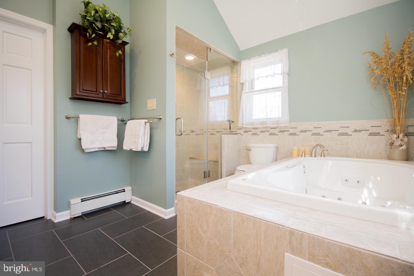 278 Pebble Ridge Road Warrington, PA 18976 - Photo 21 of 33 Main Bathroom with beautiful Tile Stall Shower