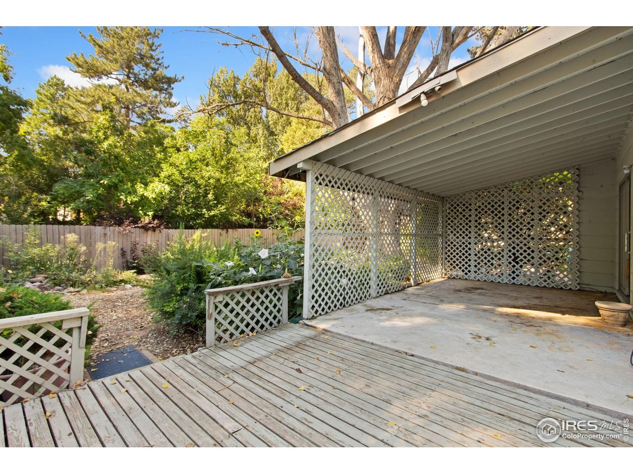 431 West Swallow Road Fort Collins, CO 80526 - Photo 23 of 26 Covered Patio with Uncovered Wooden Deck in Backyard