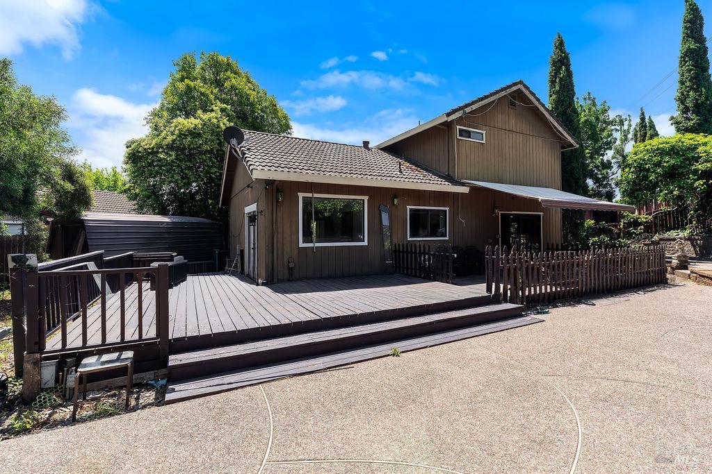 715 Placer Court Santa Rosa, CA 95401 - Photo 30 of 37 a view of a house with backyard and sitting area