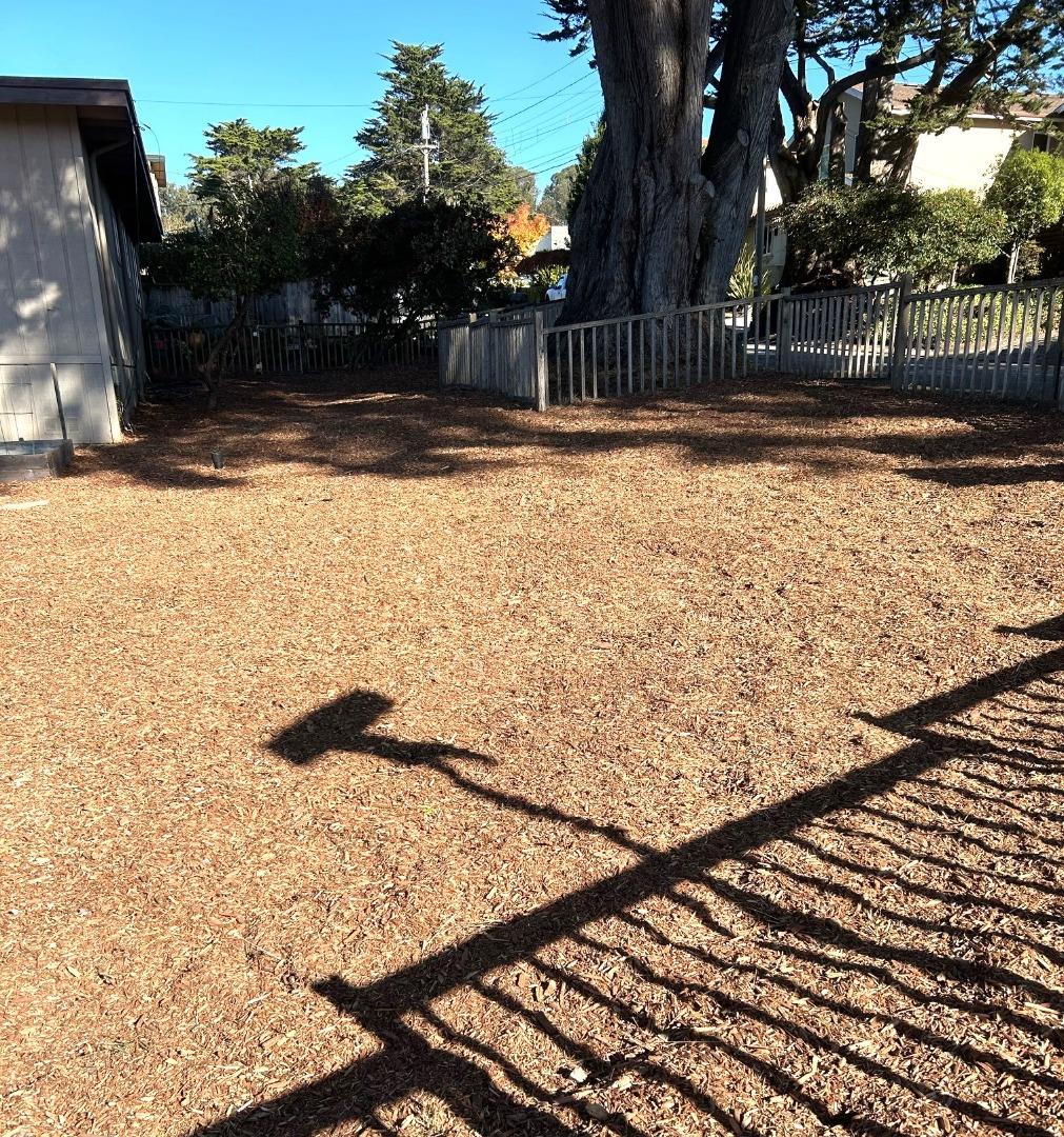 317 Doris Avenue Aptos, CA 95003 - Photo 15 of 15 a view of a yard with wooden fence