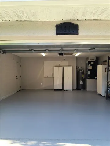 a view of a car garage