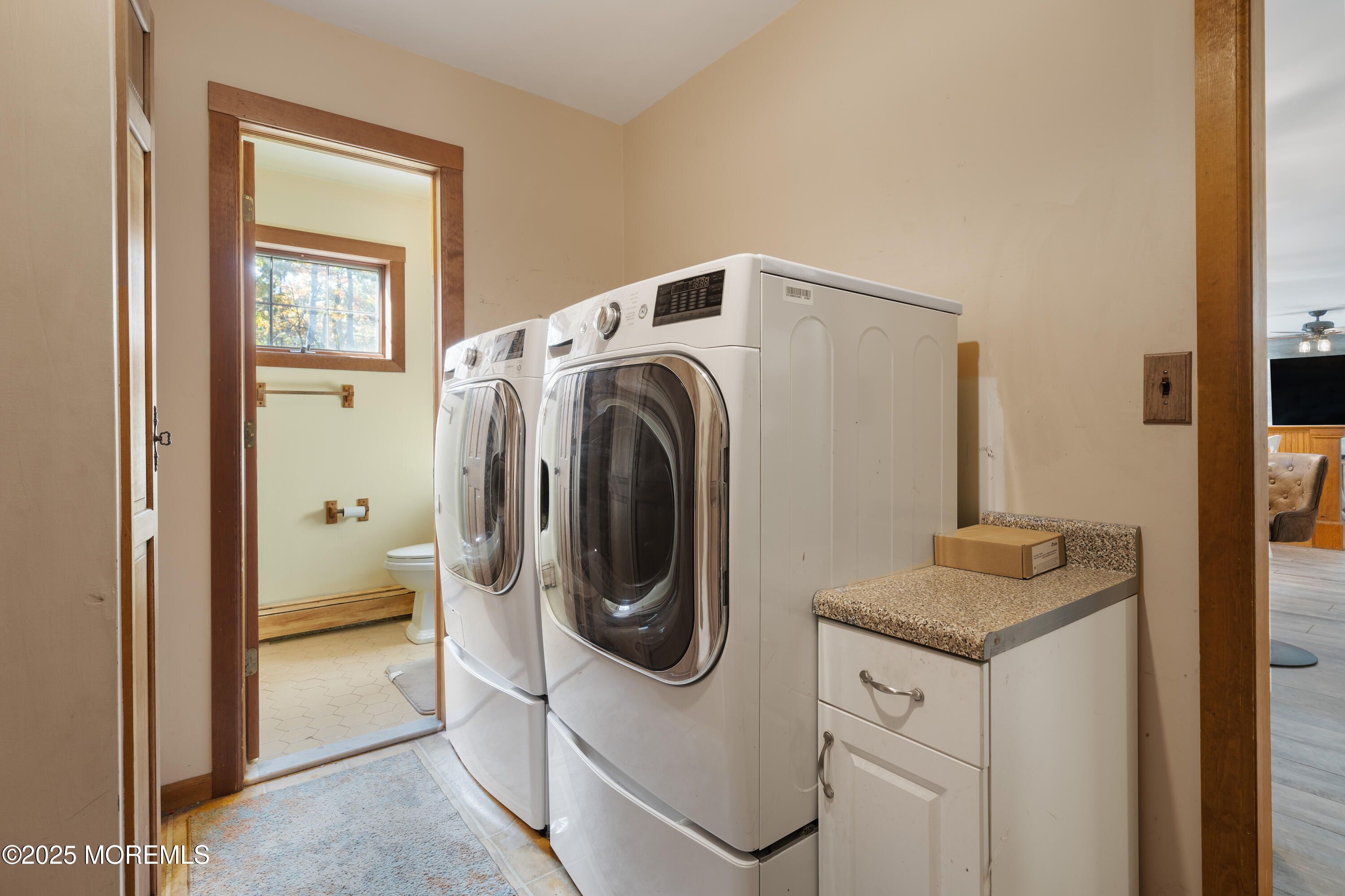 1226 Andover Road Forked River, NJ 08731 - Photo 22 of 44 a utility room with dryer and washer