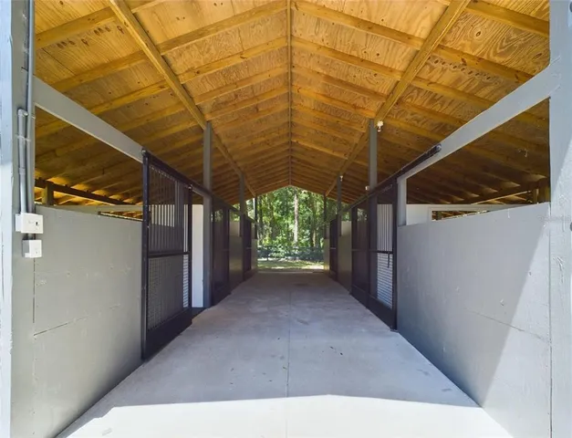 a view of a back yard