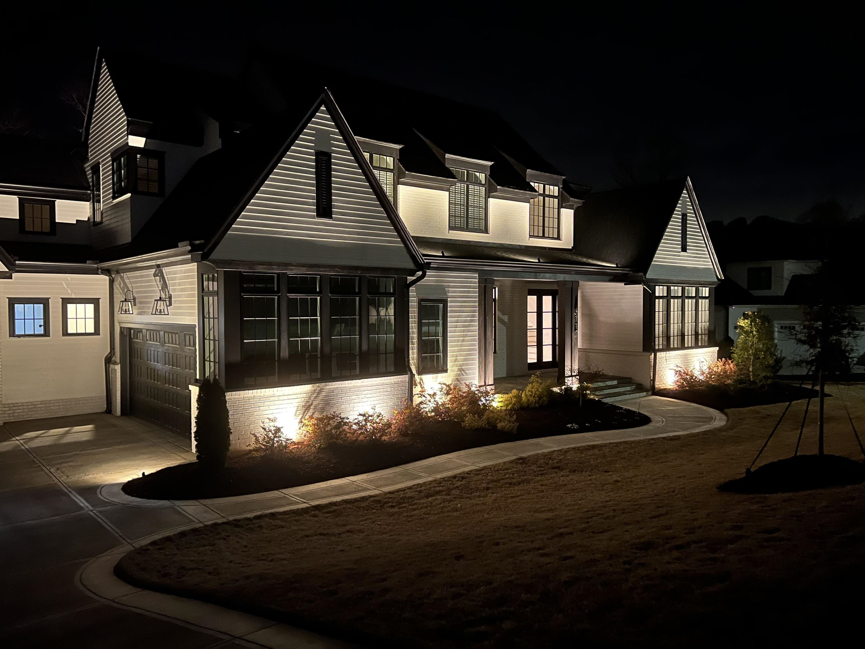 5112 Winding View Lane Raleigh, NC 27615 - Photo 70 of 71 Custom Landscape Lighting