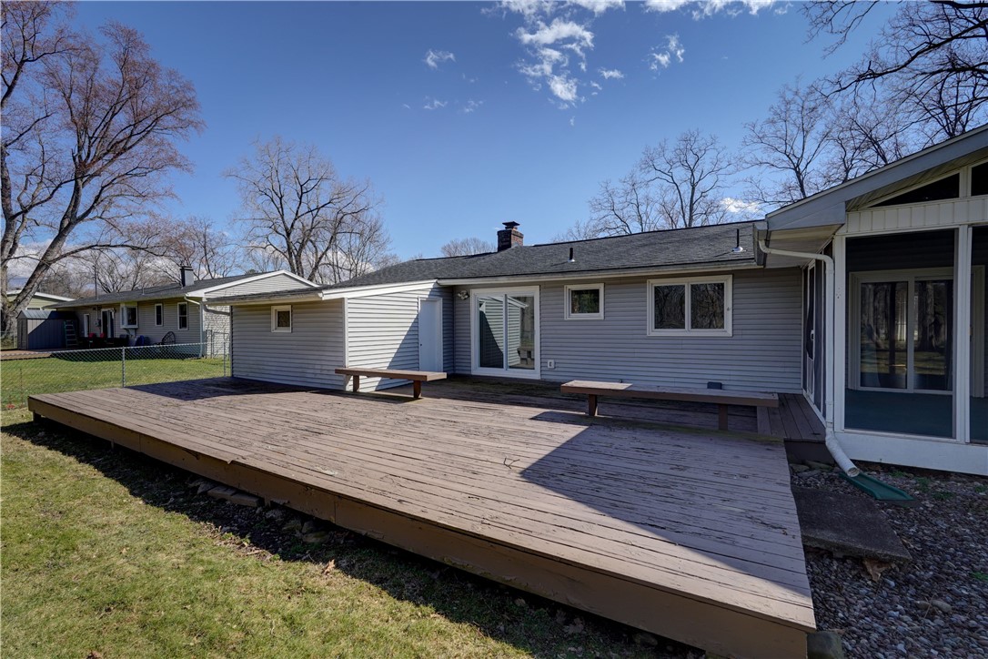 232 Ayrault Road Perinton, NY 14450 - Photo 30 of 36 Deck can be accessed from the garage, the family r