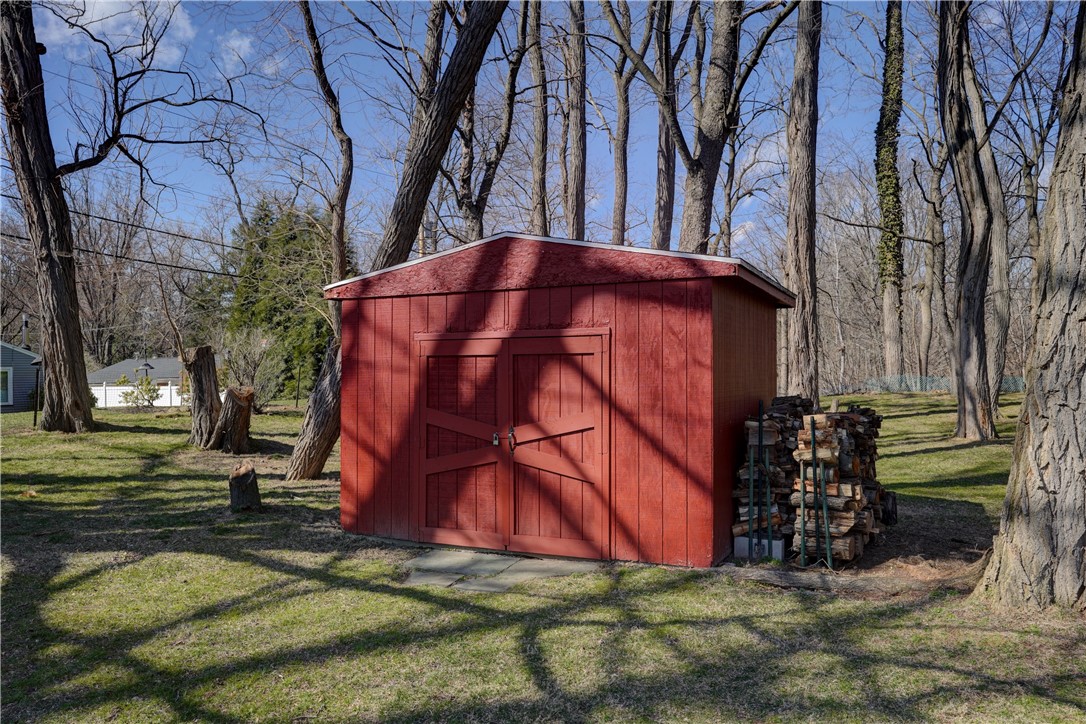232 Ayrault Road Perinton, NY 14450 - Photo 33 of 36 Convenient storage shed!