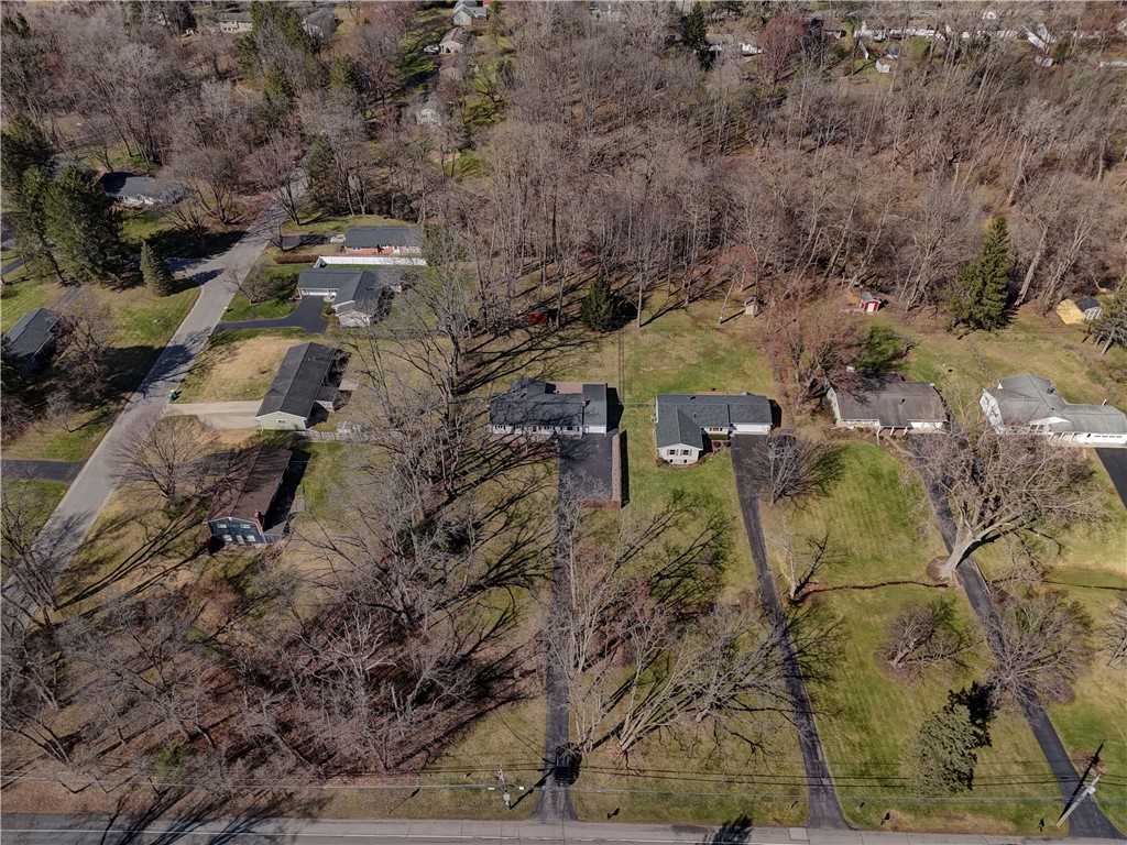 232 Ayrault Road Perinton, NY 14450 - Photo 35 of 36 Set back from the road! Partially wooded back yard