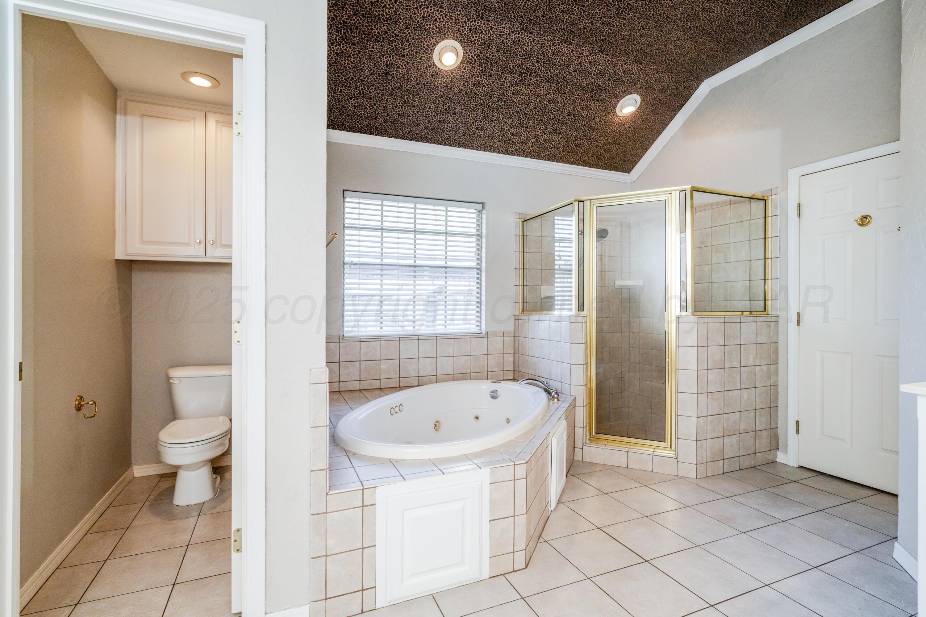 8216 Progress Drive Amarillo, TX 79119 - Photo 41 of 58 a bathroom with a sink a toilet and shower