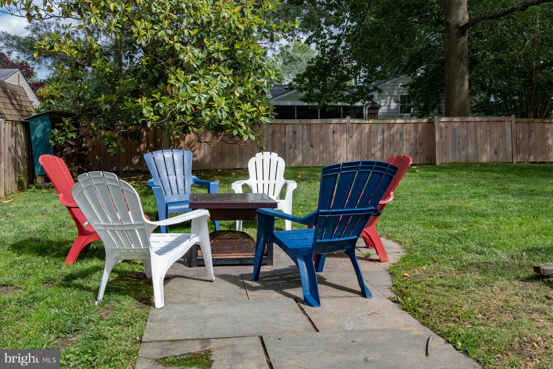 8425 Fort Hunt Road Alexandria, VA 22308 - Photo 16 of 24 rear yard thoughtfully landscaped