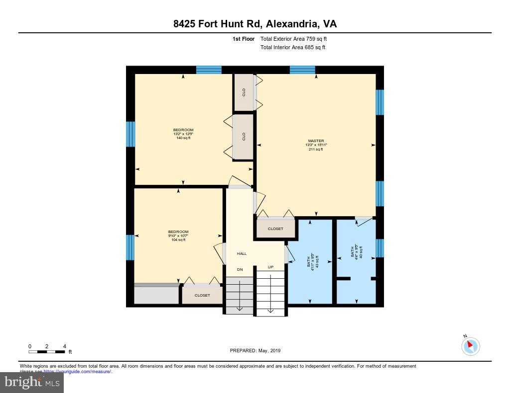 8425 Fort Hunt Road Alexandria, VA 22308 - Photo 22 of 24 Bedroom level