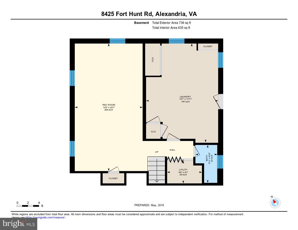 8425 Fort Hunt Road Alexandria, VA 22308 - Photo 24 of 24 Lower Level (unfinished sub-basement not depicted)