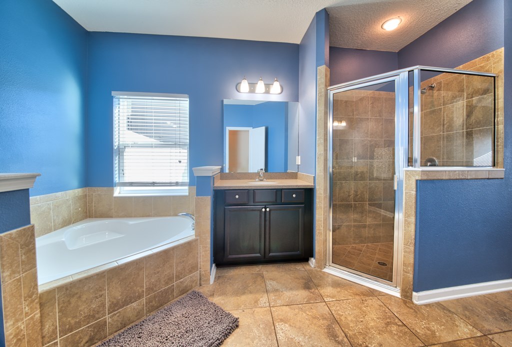 95199 Windflower Trail Fernandina Beach, FL 32034 - Photo 15 of 29 a bathroom with a tub a sink and mirror