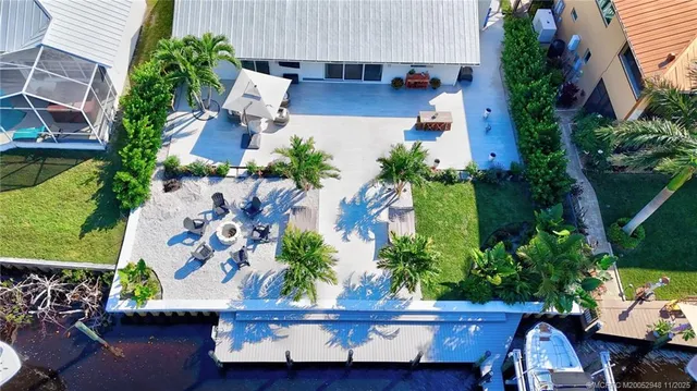 a view of a city with an ocean